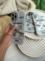 قاب Off-White لنز رینگی سفید (کدC1320) - Image 4