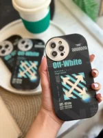 قاب Off-White لنز رینگی مشکی (کدC1321) - Image 2