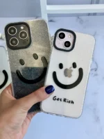 قاب Smile اکلیلی شفاف آیفونی (کدC1735) - Image 3