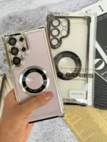 قاب ایربگ دار Magsafe با گلس لنز سری S سامسونگ (کدC1782)