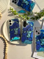 قاب Happy Blue Cat بدون‌ استند (کدC1895) - Image 3