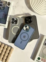 قاب Matte CasePro Lens with MagSafe استند شو با لنز رینگی (کدC1608) - Image 15