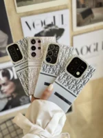 قاب White Christian Dior دور لنز نگین سامسونگ و شیائومی (کدC2076) - Image 3