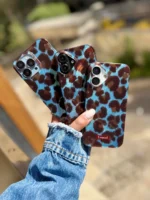 قاب Aqua Leopard آیفون (کدC2088) - Image 3