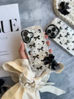 قاب Cute Bow Tie با آویز (کدC2074)