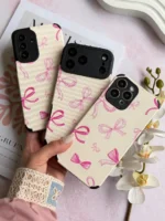 قاب پاپیون صورتی کبریتی آیفون ، سامسونگ ، شیائومی (کدC2207) - Image 3
