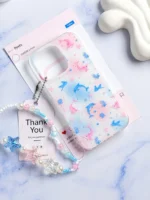 قاب Pastel Star Dolphin با آویز (کدC2251) - Image 3