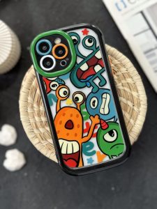 قاب موبایل آیفون هیولا شهر عجیب محافظ لنزدار - Image 2