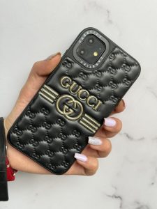 قاب موبایل شیائومی گوچی بالشتی چرمی داغ - Image 3