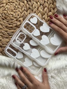 قاب موبایل شیائومی قلب یخی محافظ لنزدار - Image 2