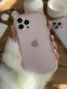 قاب موبایل آیفون گربه یخی شفاف - Image 2