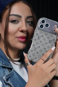 قاب موبایل آیفون آلفا گری لویی ویتون - Image 3