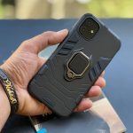 قاب موبایل شیائومی آرمور بتمن حلقه دار مشکی - Image 2