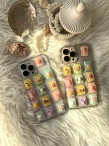 قاب موبایل آیفون عروسک برجسته اپوکسی ( 3003 ) - Image 2