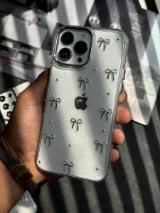 قاب موبایل ( آیفون - سامسونگ ) پاپیون ریز برجسته بیرنگ - Image 2
