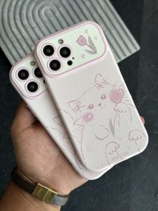 قاب موبایل آیفون گربه عاشق - Image 2