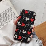 قاب موبایل آیفون میکی خالخالی پشت گلس ( 1023 ) - Image 2
