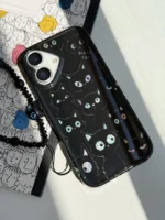 قاب گربه های سیاه با آویز آیفون (کدC2273) - Image 4