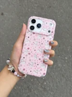 قاب Pink Paws با آویز (کدC2271)